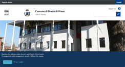 Desktop Screenshot of comune.bredadipiave.tv.it